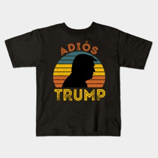 Adios Trump celebrate Biden Harris victory Kids T-Shirt